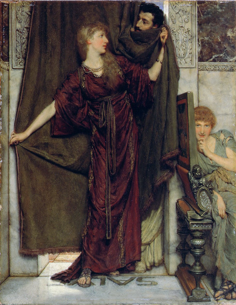 A nővérem nincs itthon, 1879 alkotó: Lawrence Alma Tadema