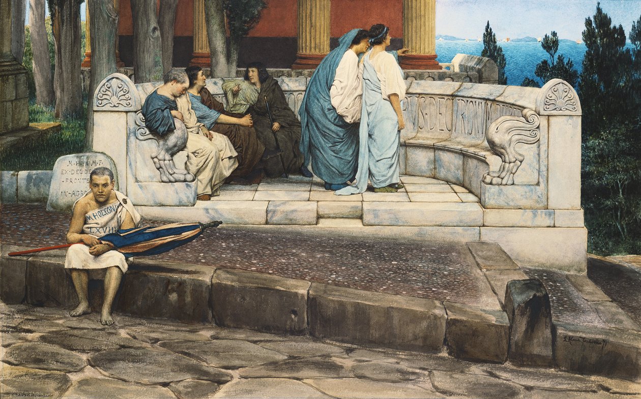 Ha pódium, 1871 alkotó: Lawrence Alma Tadema