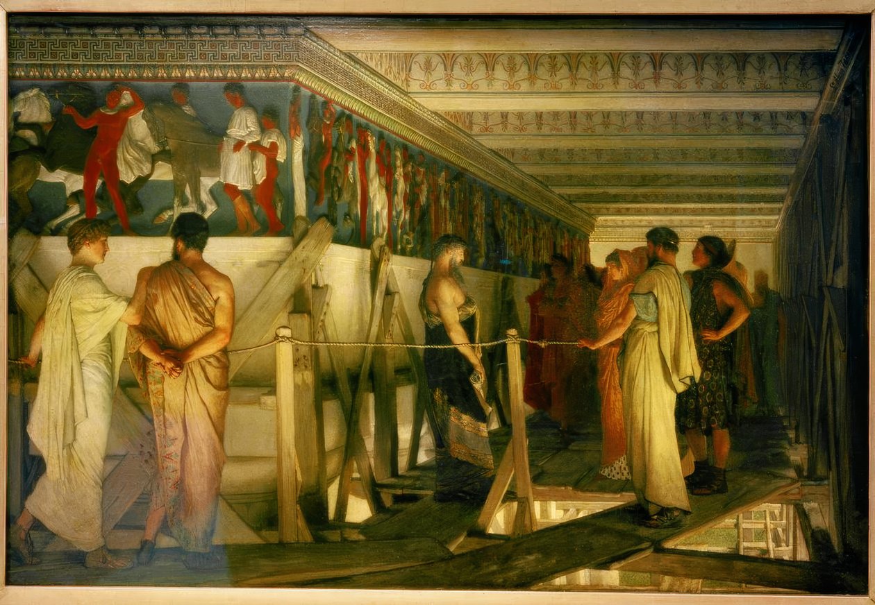 Phidias és a Parthenon fríz alkotó: Lawrence Alma Tadema