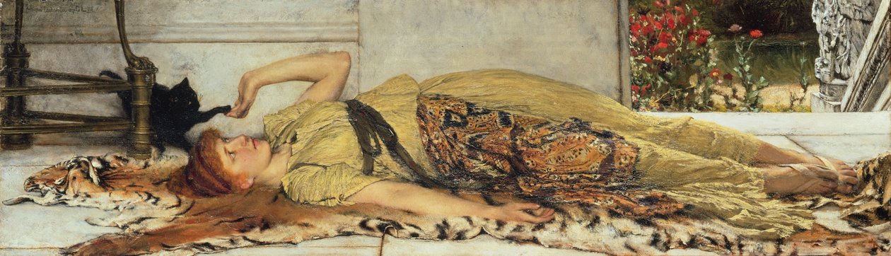 Játszókert, 1875 alkotó: Lawrence Alma Tadema