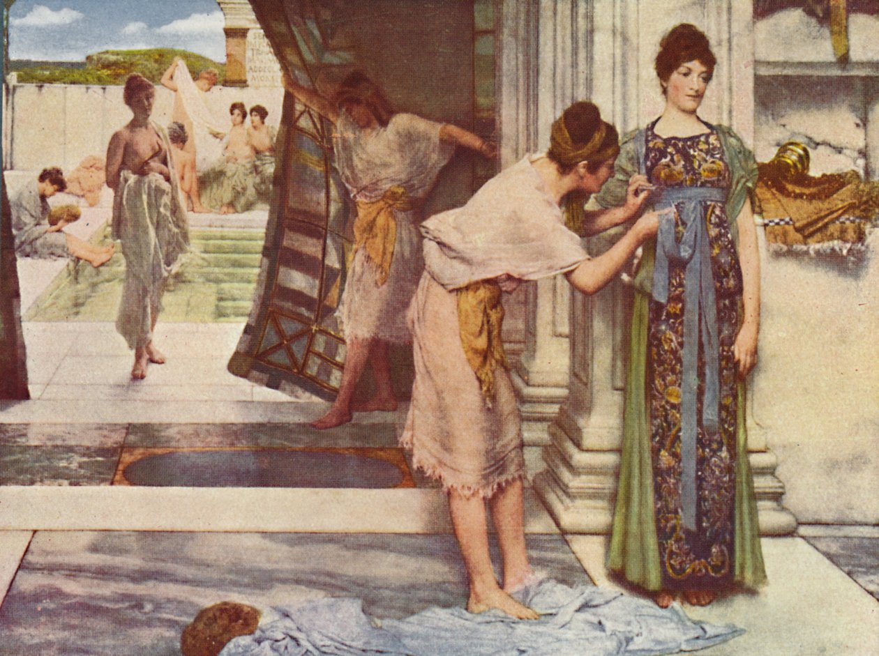 A Frigidarium, 1890. alkotó: Lawrence Alma Tadema