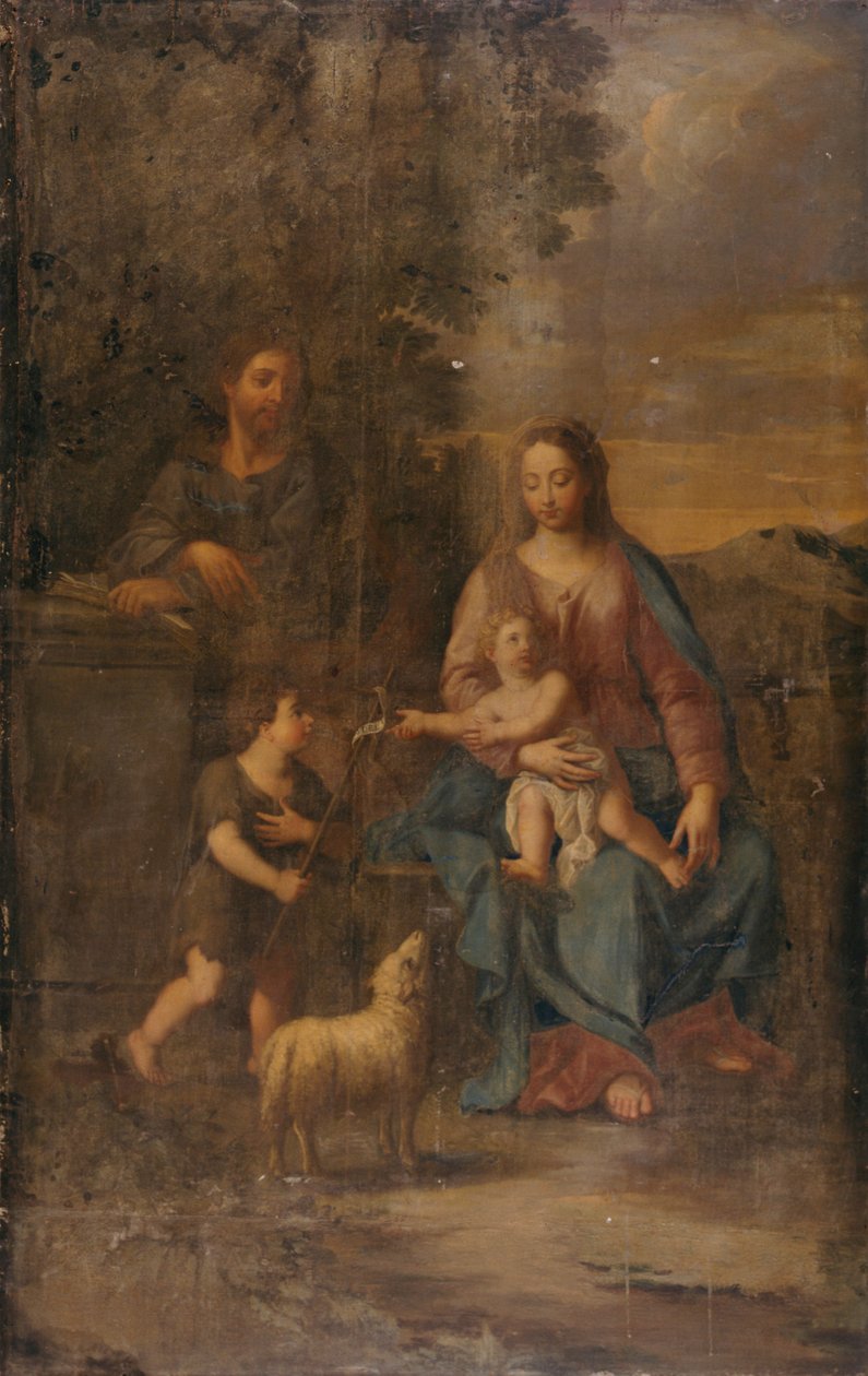 Szent Család alkotó: Le Dominiquin