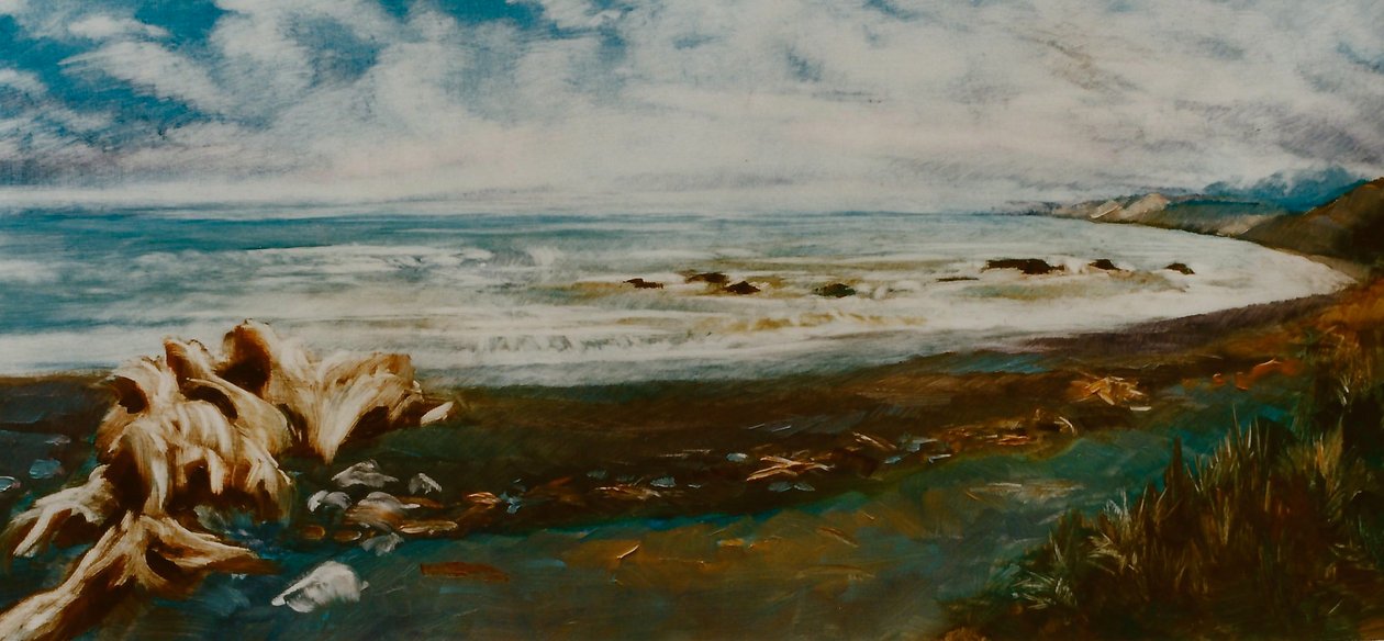 Kaikoura NZ, 2000 (olaj, papír) alkotó: Lee Campbell