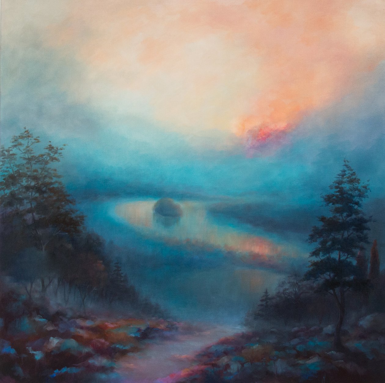 Ködkék, 2017, alkotó: Lee Campbell