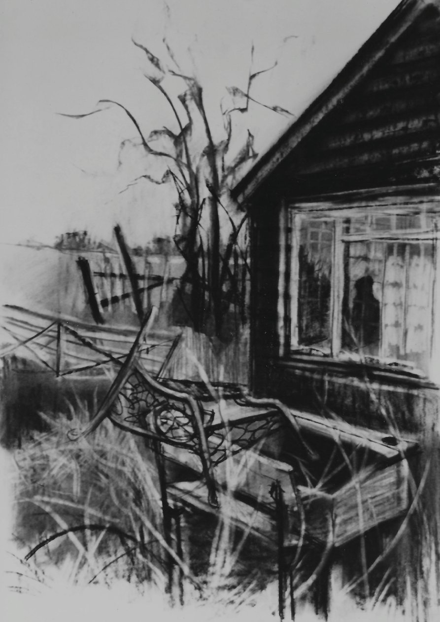 Not Forgotten, 1998 (szén, papír) alkotó: Lee Campbell