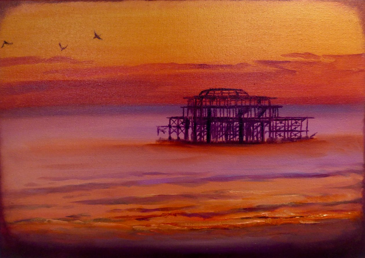 Brighton Glow, 2023 (olaj, vászon) alkotó: Lee Campbell