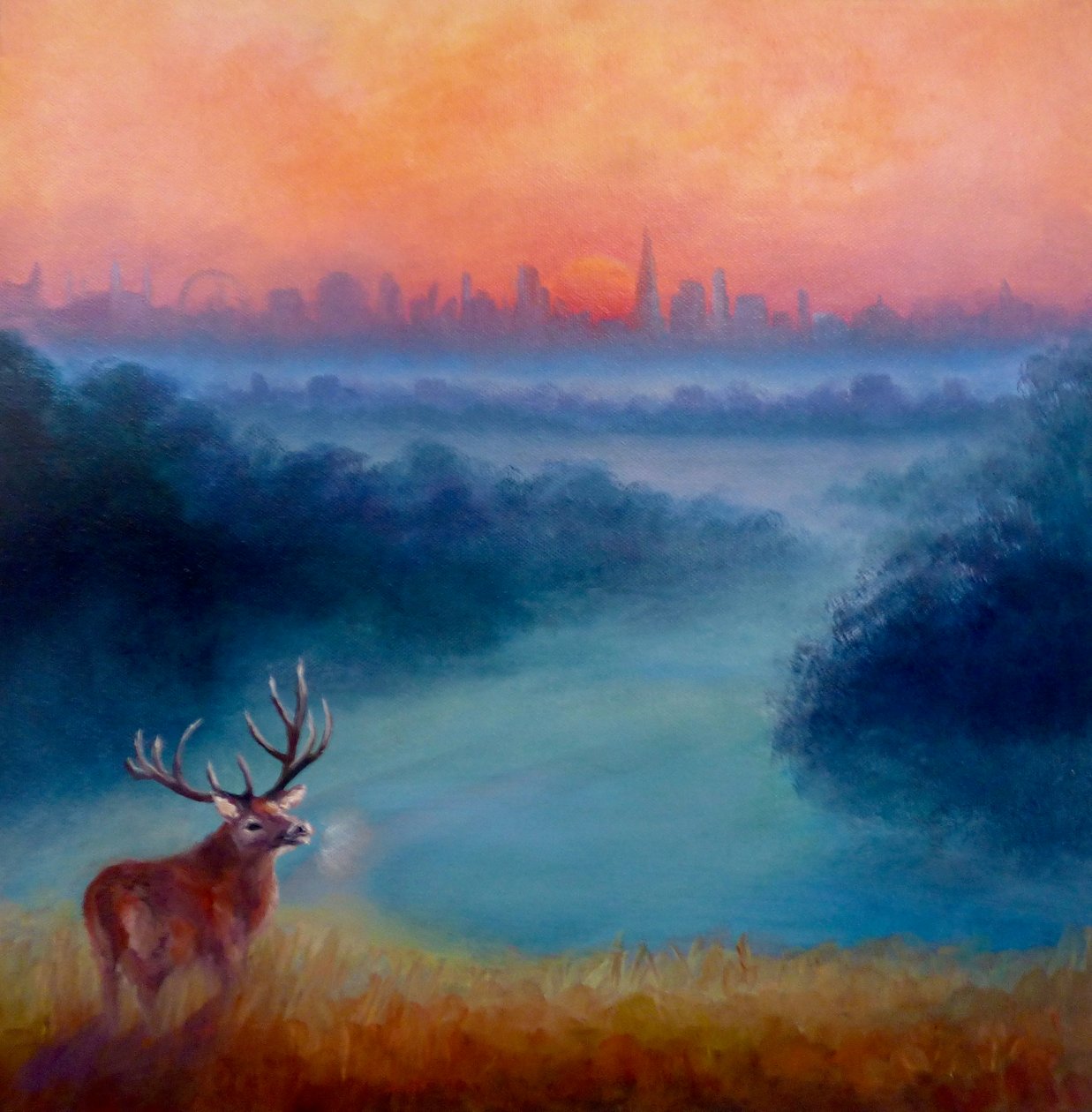 Kora reggel, Richmond Park, 2023 alkotó: Lee Campbell