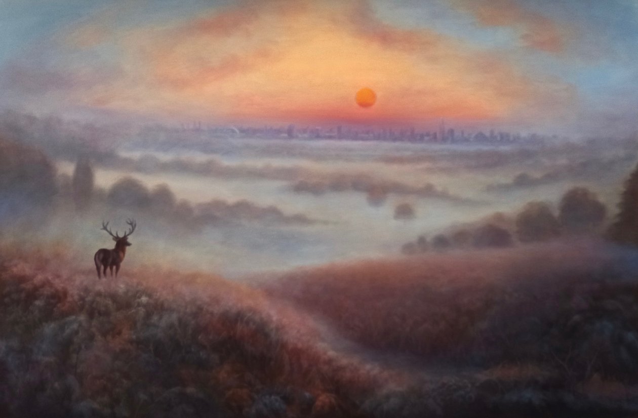 Richmond Dawn, 2021 (olaj, vászon) alkotó: Lee Campbell