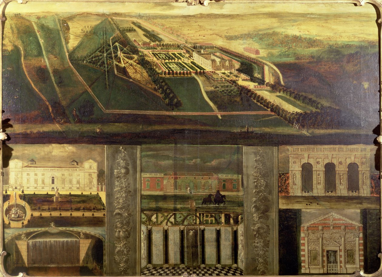 A Wilton-ház topográfiai képe alkotó: Leendert or Leonard Knijff