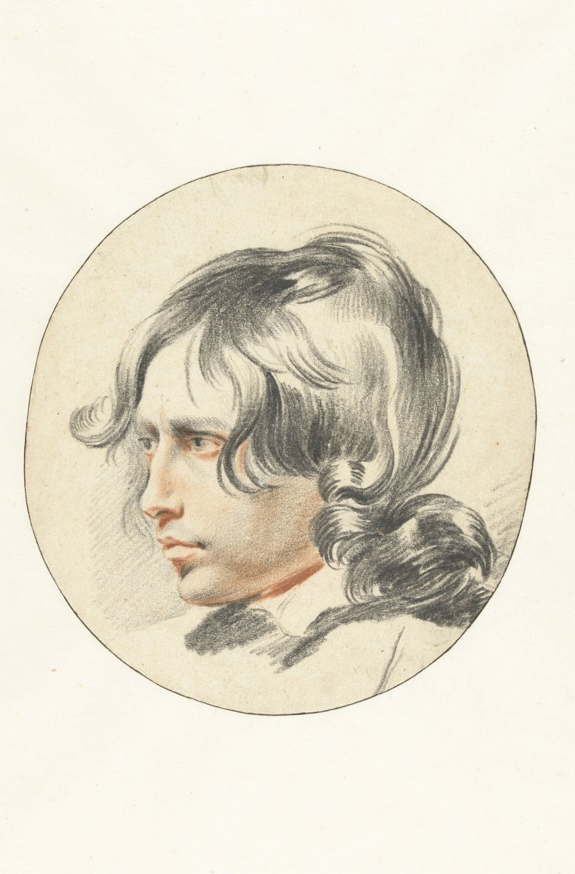 Egy fiú feje alkotó: Leendert van der Cooghen