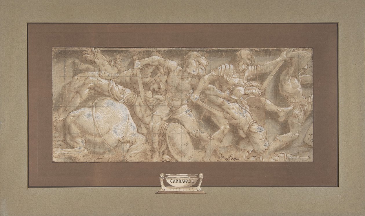 Csatajelenet, 1511-87. alkotó: Lelio Orsi