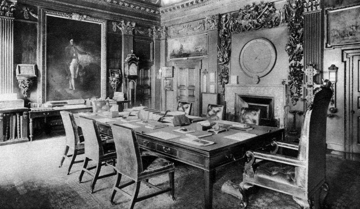 The Board Room of the Admirality, London, 1926-1927. alkotó: Lemere