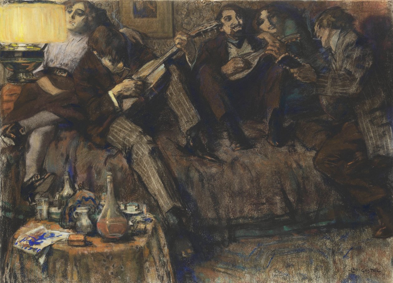 Bohém, 1910 körül alkotó: Leo Gestel