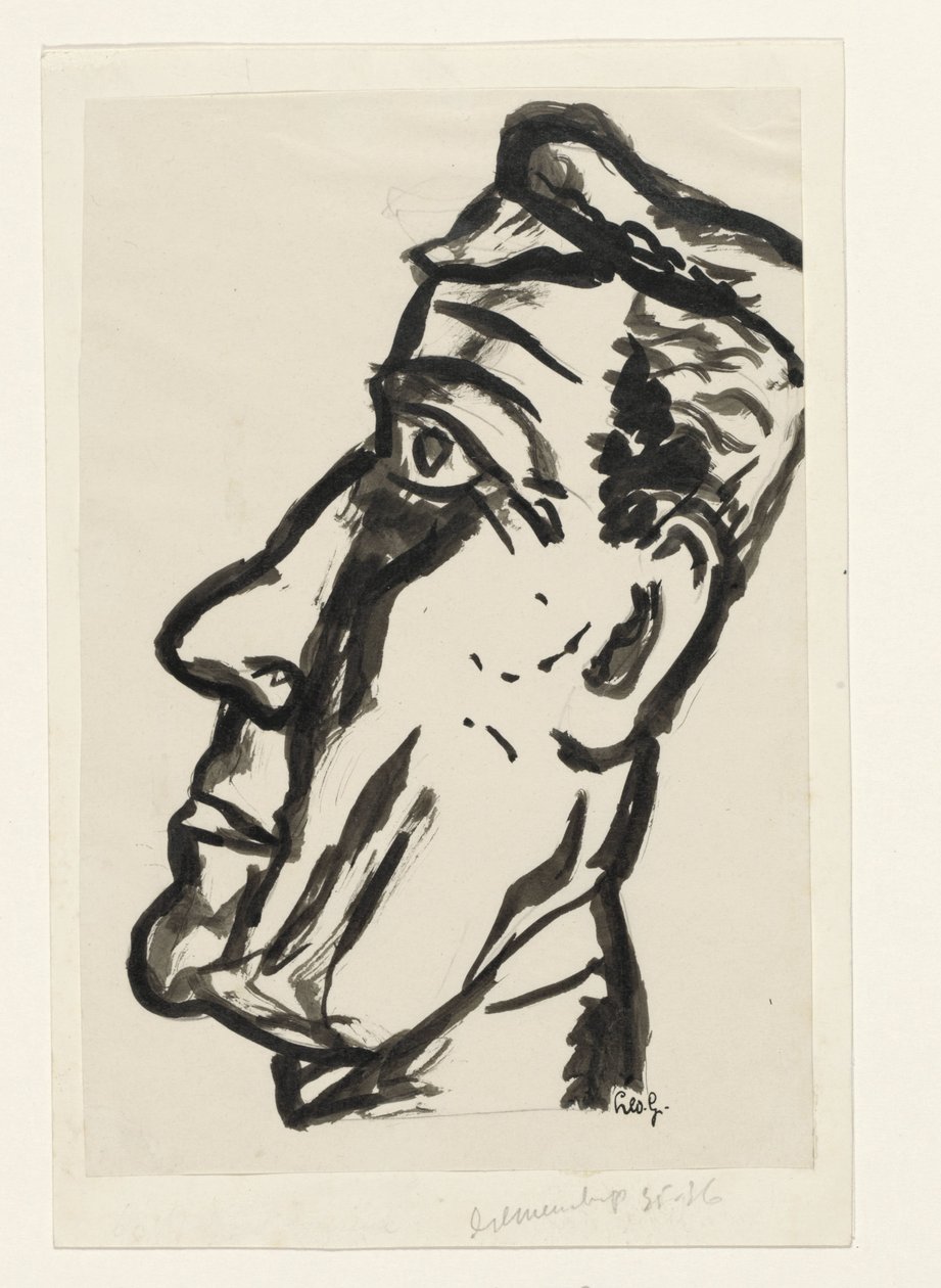 Az ember feje alkotó: Leo Gestel (signed by artist)