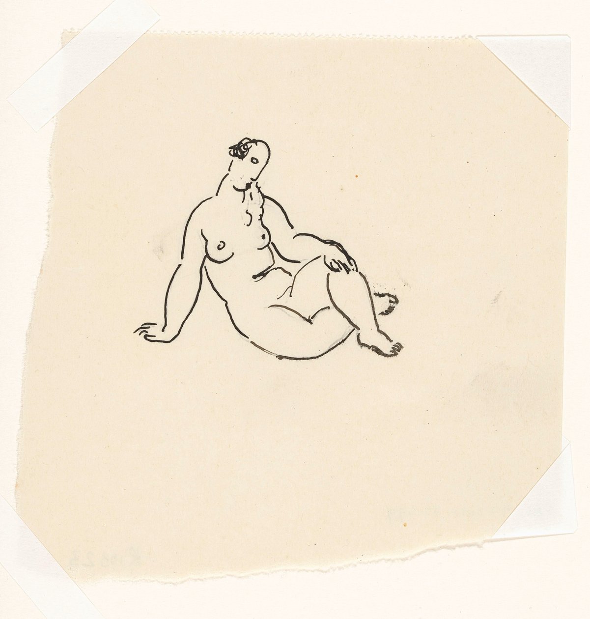 Fürdős (vázlat) alkotó: Leo Gestel