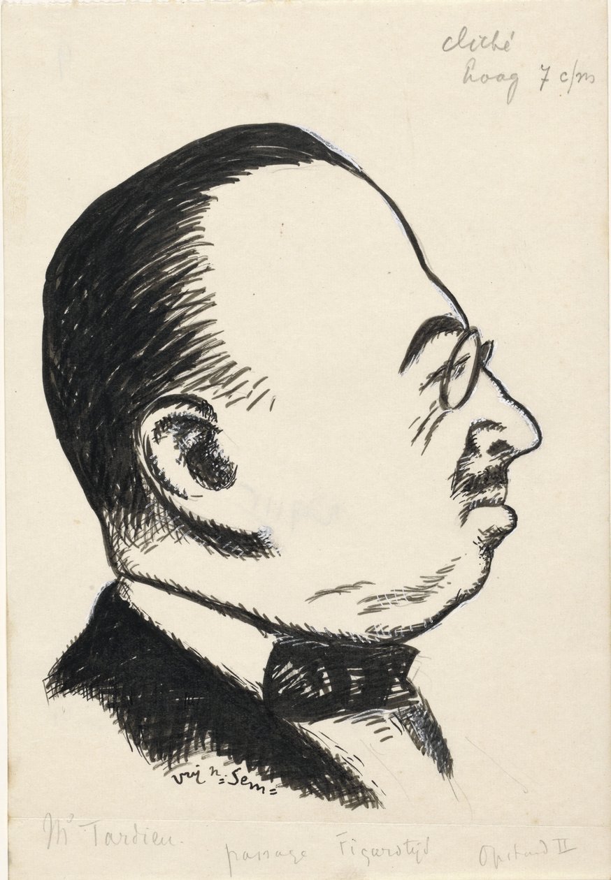 André Tardieu portréja alkotó: Leo Gestel