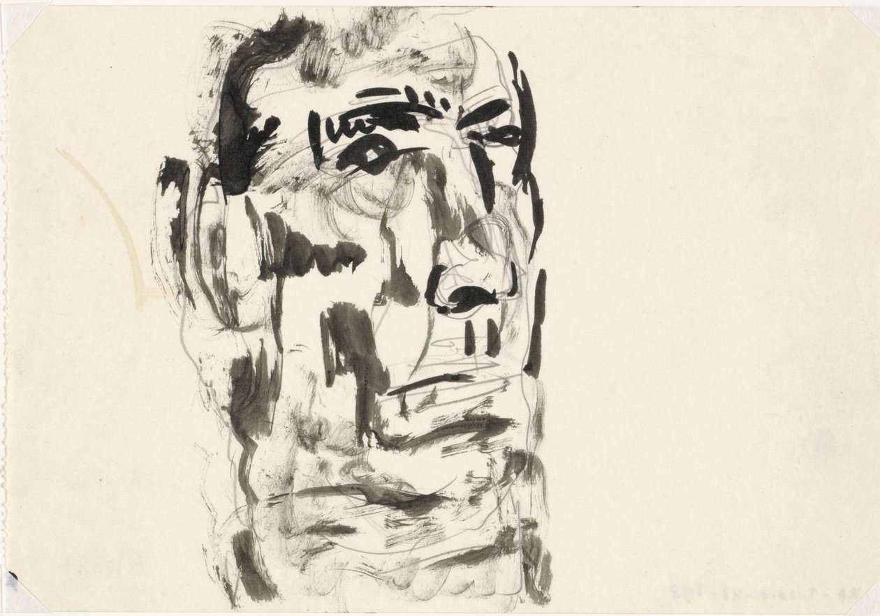 Férfi portréja Cím nélkül alkotó: Leo Gestel