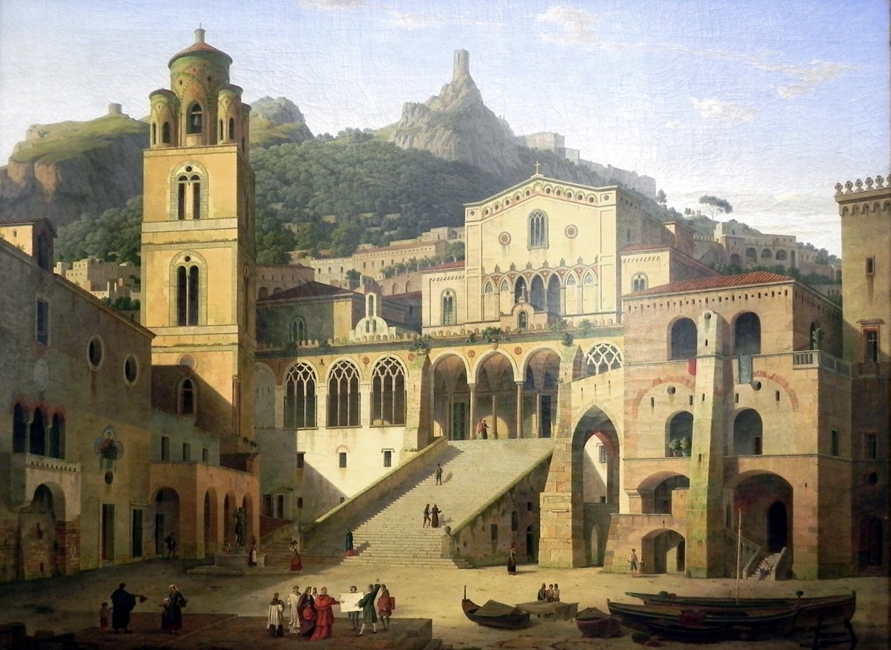 Klenze székesegyház tér Amalfi alkotó: Leo von Klenze