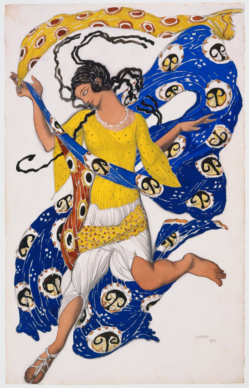 Pillangó (Anna Pavlova jelmeztervezése) alkotó: Leon Bakst