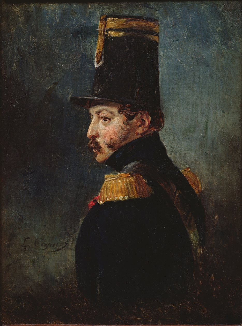 Feltételezhető, hogy Gaston Auguste de Gallifet tábornok portréja alkotó: Léon Cogniet