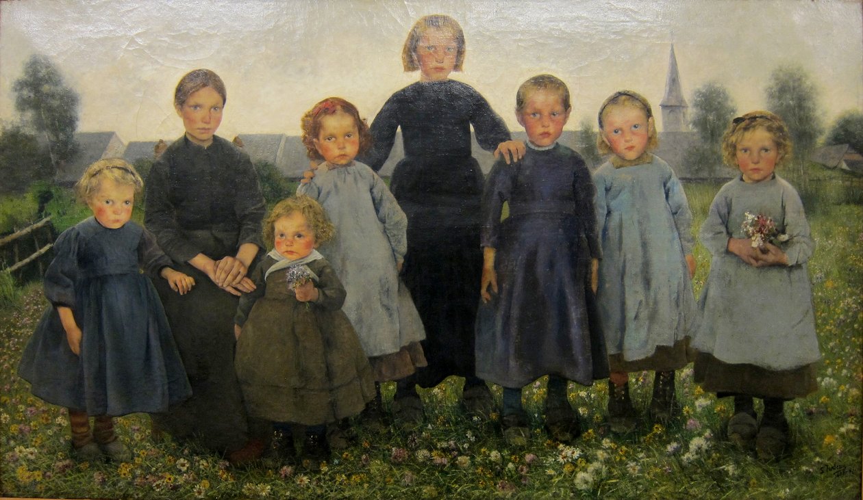 A Les age du paidann sorozat lányai alkotó: Léon Frédéric