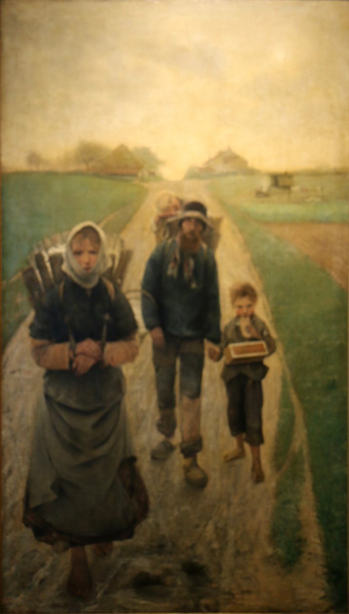  Les marchands de craie-Le matinnEnglish: The chalk sellers-In the morningnDutch: The chalk sellers-In the morning alkotó: Léon Frédéric
