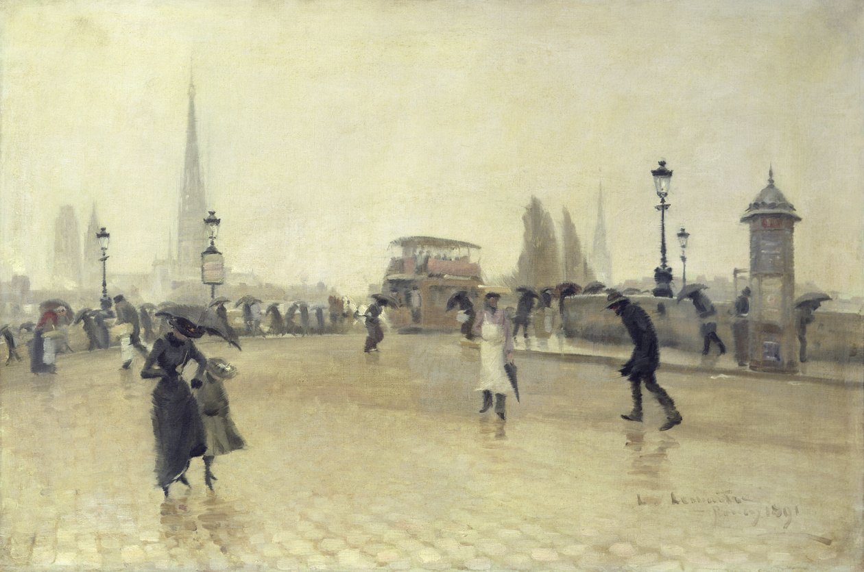 A Pont Corneille, Rouen, 1891 alkotó: Léon Jules Lemaître