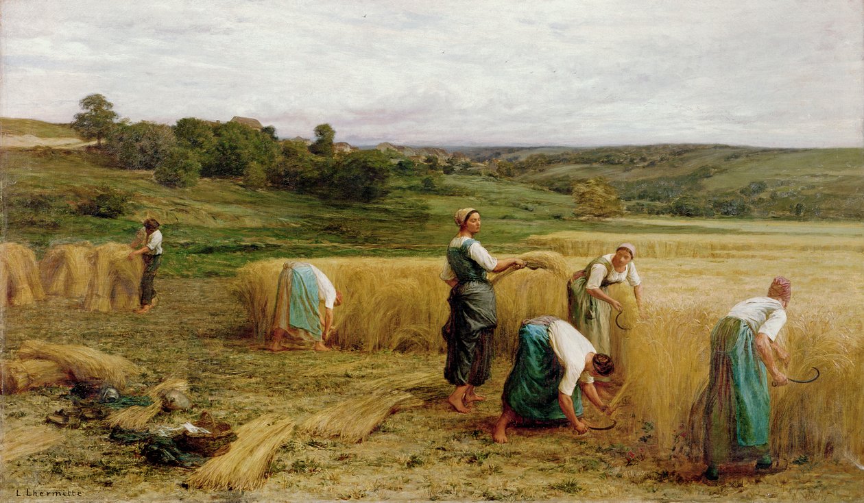 Szüret, 1874 alkotó: Leon Augustin Lhermitte