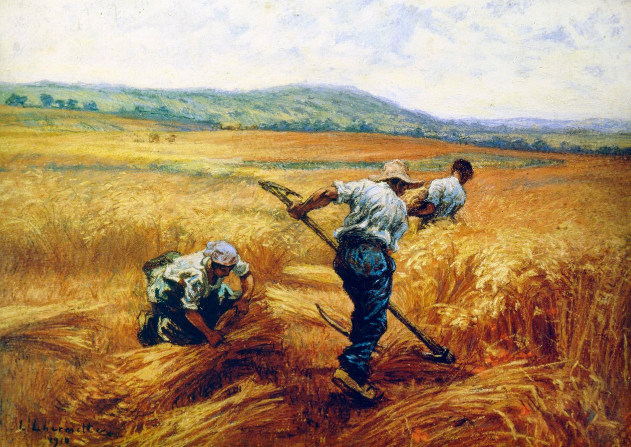 Kaszások, 1910. alkotó: Leon Augustin Lhermitte