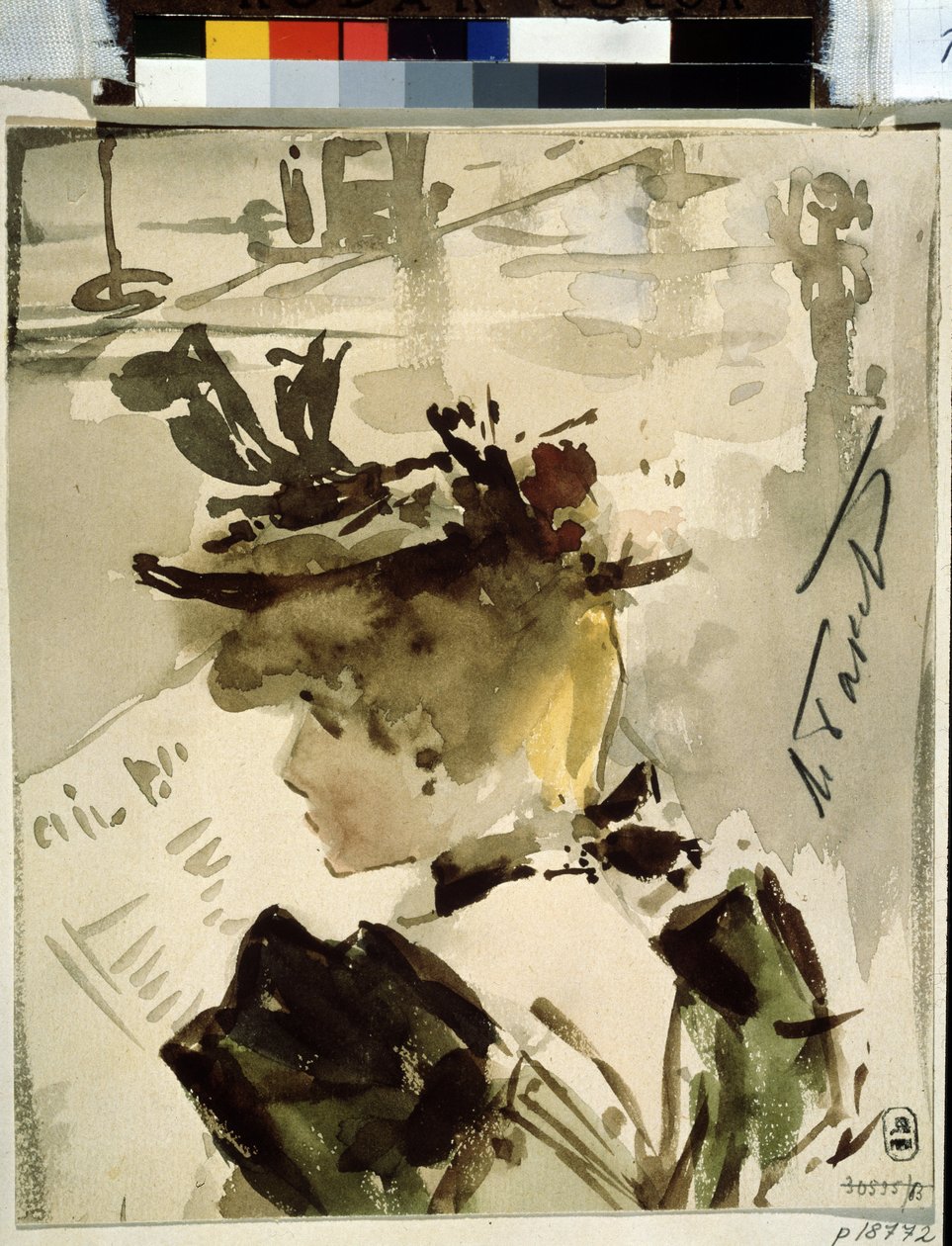 Olvasó nő alkotó: Leon Bakst