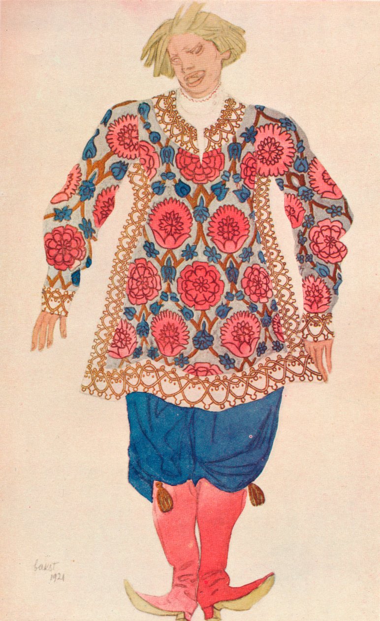 Orosz Buffon, 1924 alkotó: Leon Bakst
