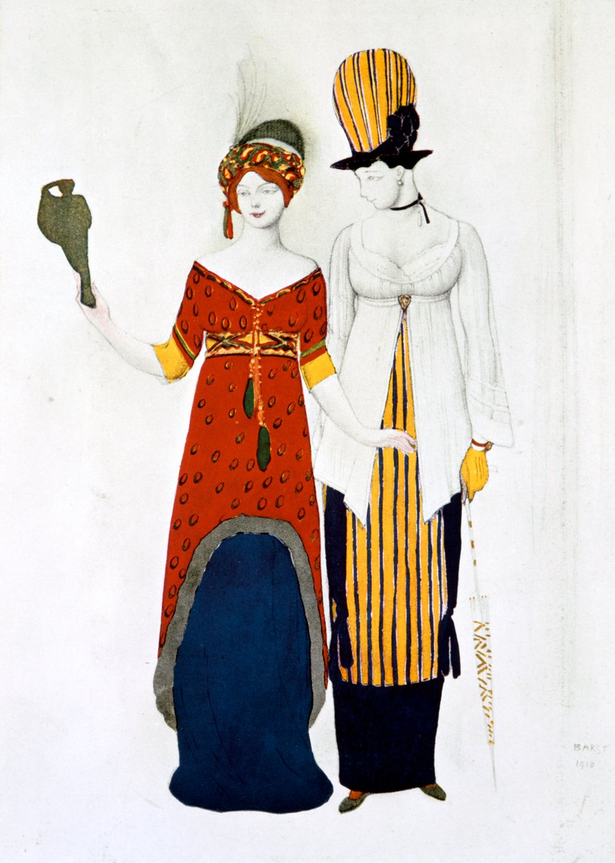 Modern jelmez, 1910 alkotó: Leon Bakst