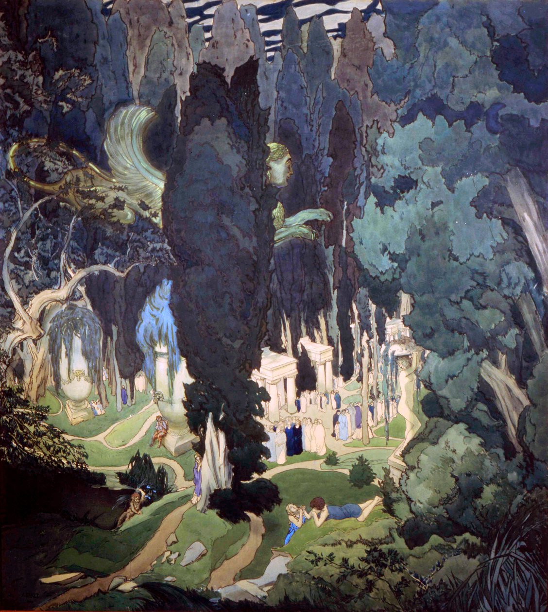 Elysium, 1906. alkotó: Leon Bakst