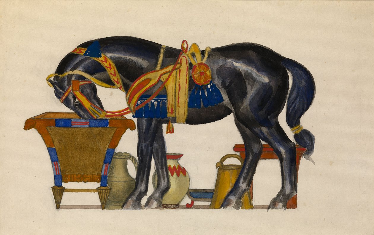 Itató ló alkotó: Leon Bakst