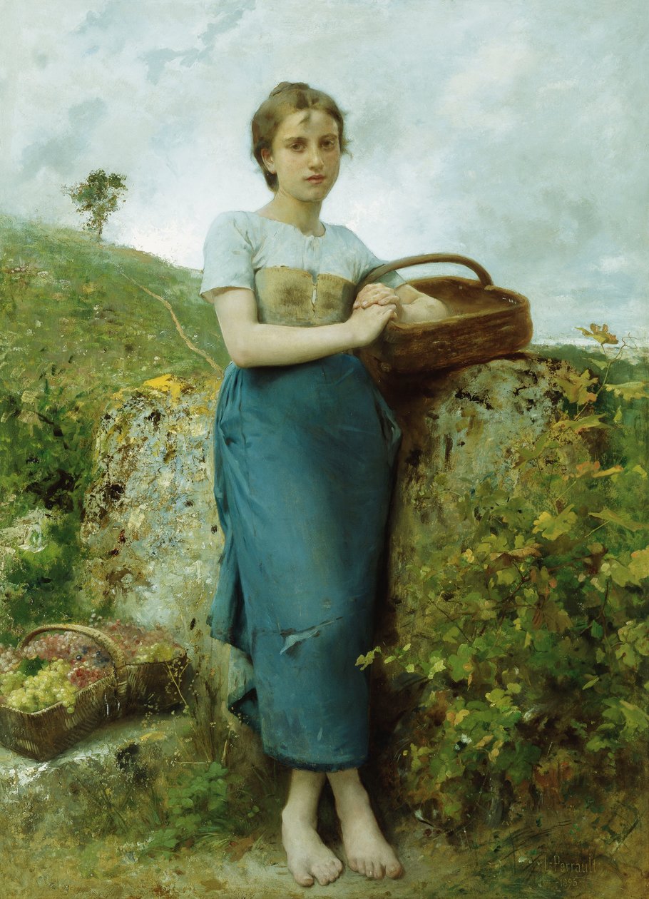 A szőlőszedő, 1895 alkotó: Leon Bazile Perrault