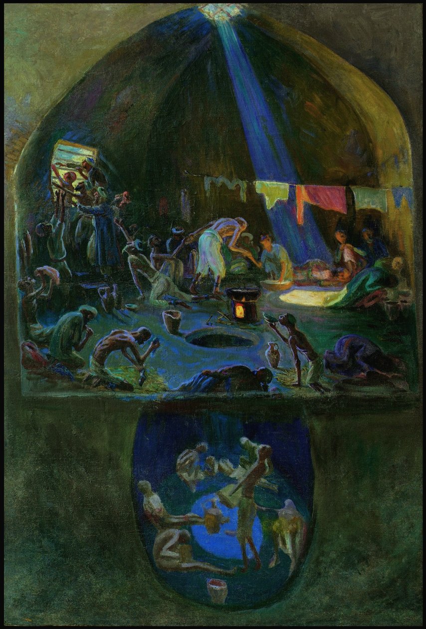 A Zindan börtön, 1930-as évek. alkotó: Leon Bure