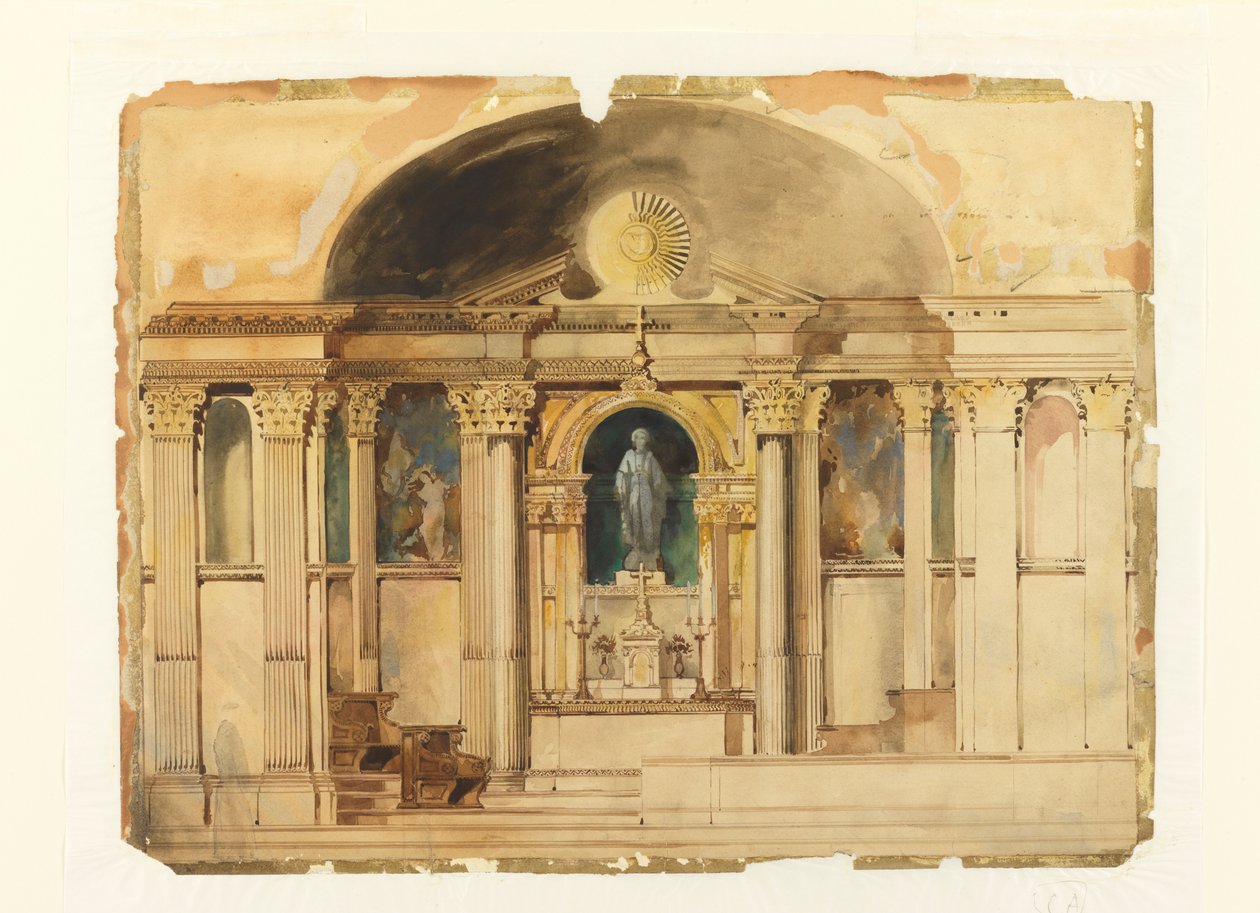 A Chancel renderelése alkotó: Leon Dabo
