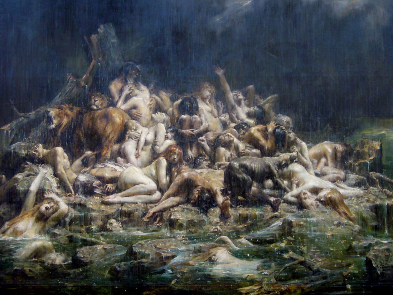 Az özönvíz alkotó: Leon Francois Comerre