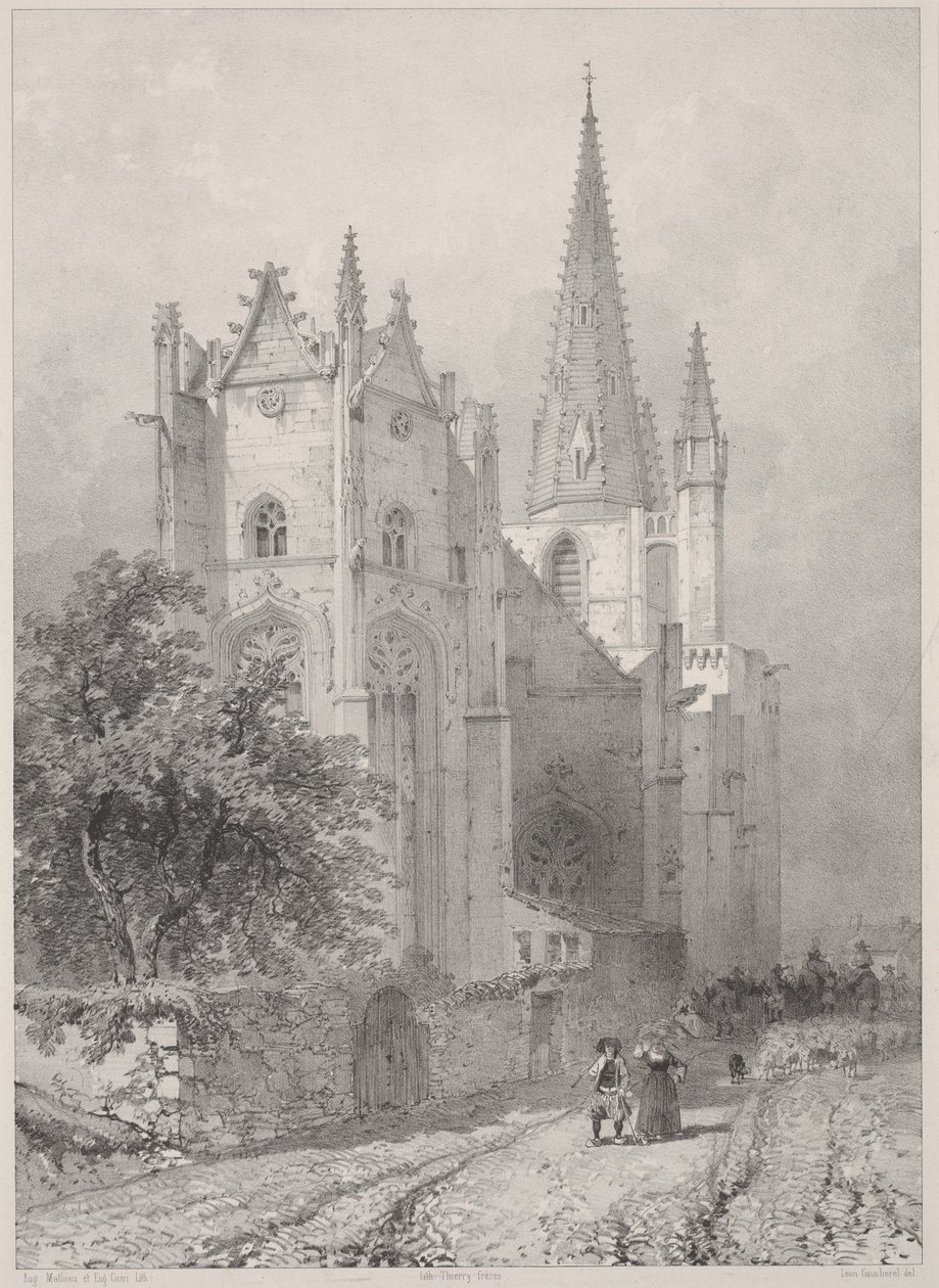 Hennebont templom, Bretagne alkotó: Leon Gaucherel