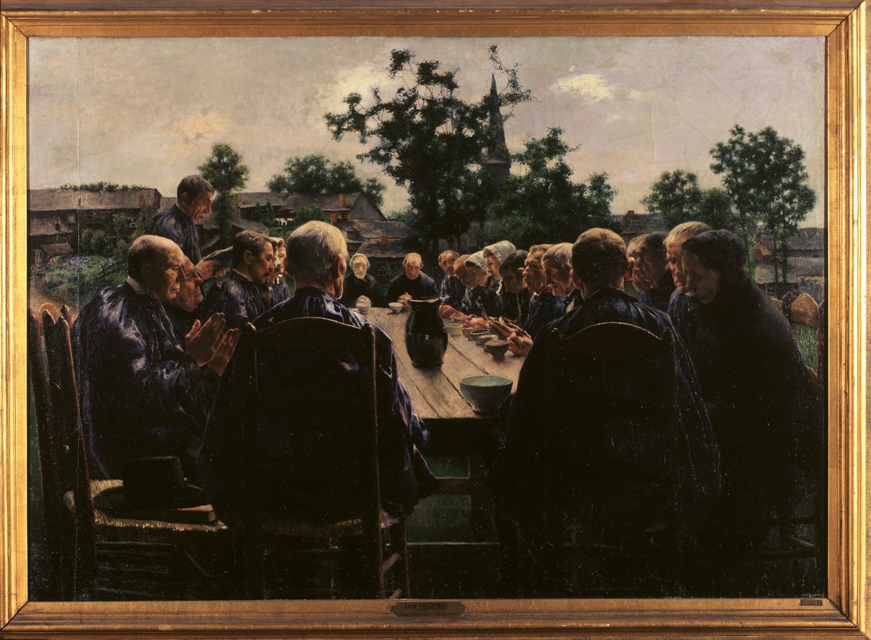 A temetési étkezés alkotó: Leon Henri Marie Frederic