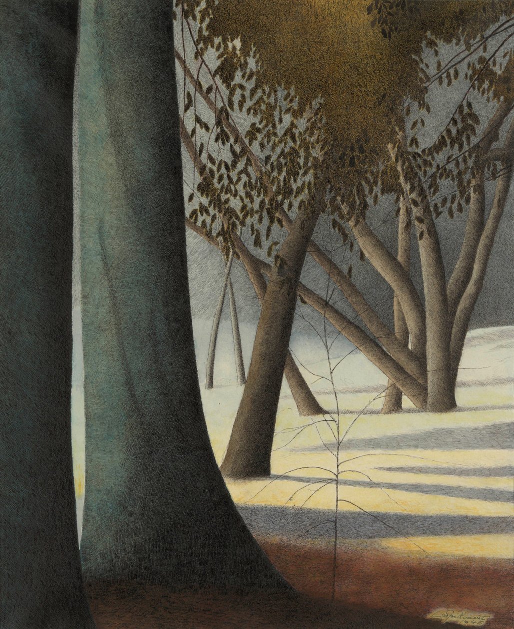 Bükkfatörzsek, 1945. alkotó: Leon Spilliaert