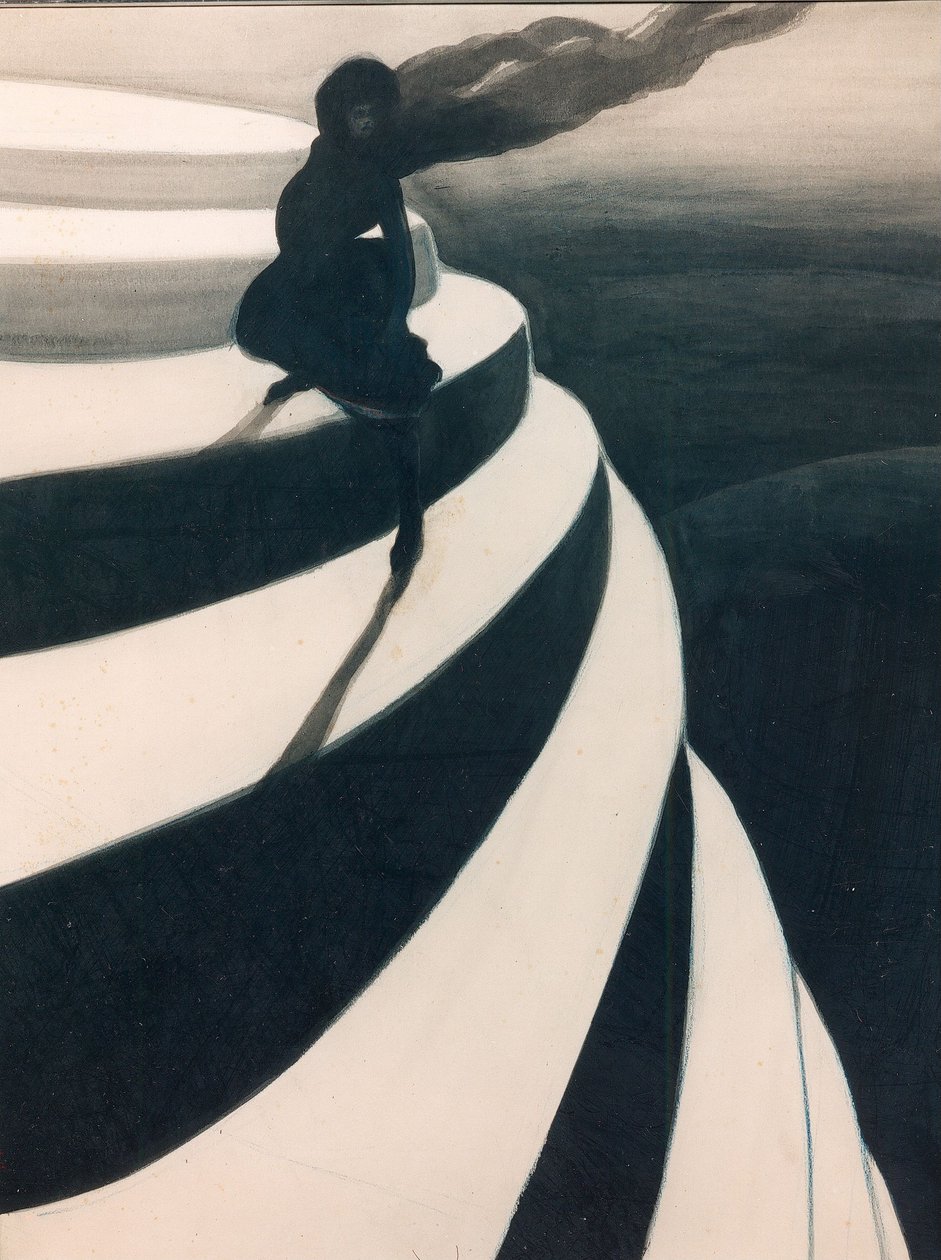 Szédülés, szédülés, 1908. alkotó: Leon Spilliaert