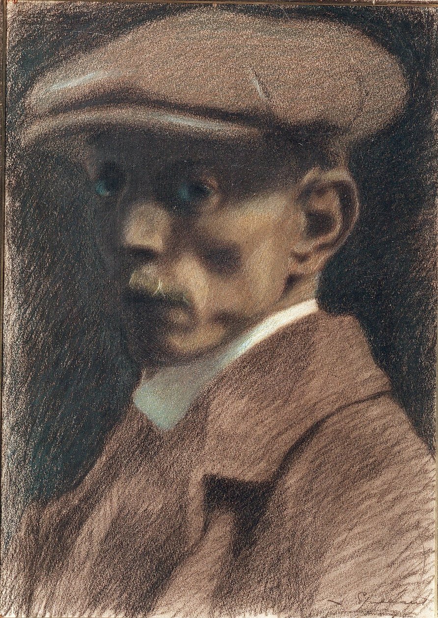 Önarckép, 1900-as évek. alkotó: Leon Spilliaert