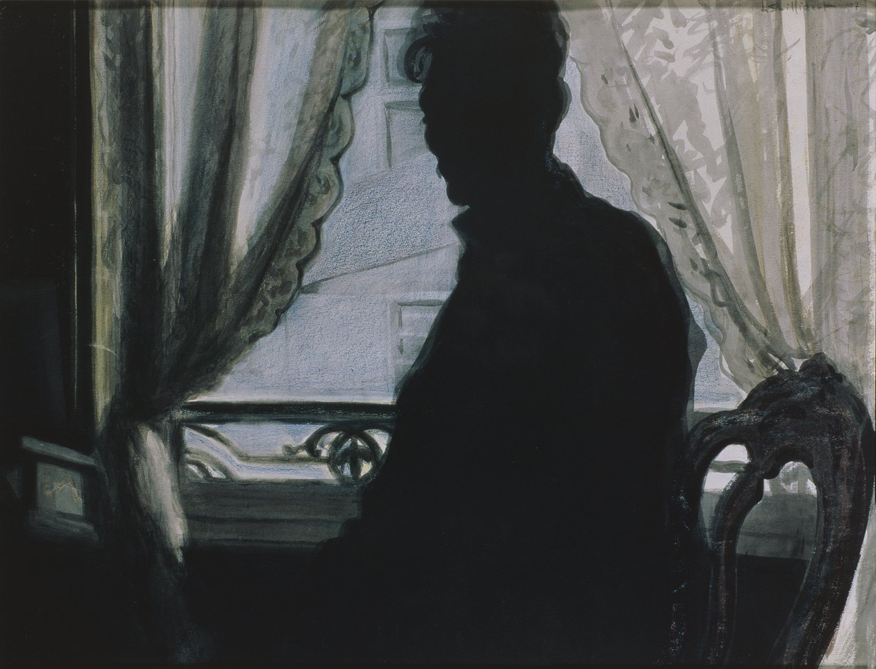A művész sziluettje alkotó: Leon Spilliaert