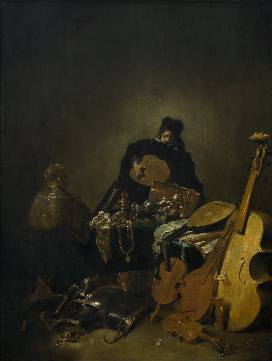 A hiúság allegóriája (Vanitas) alkotó: Leonaert Bramer
