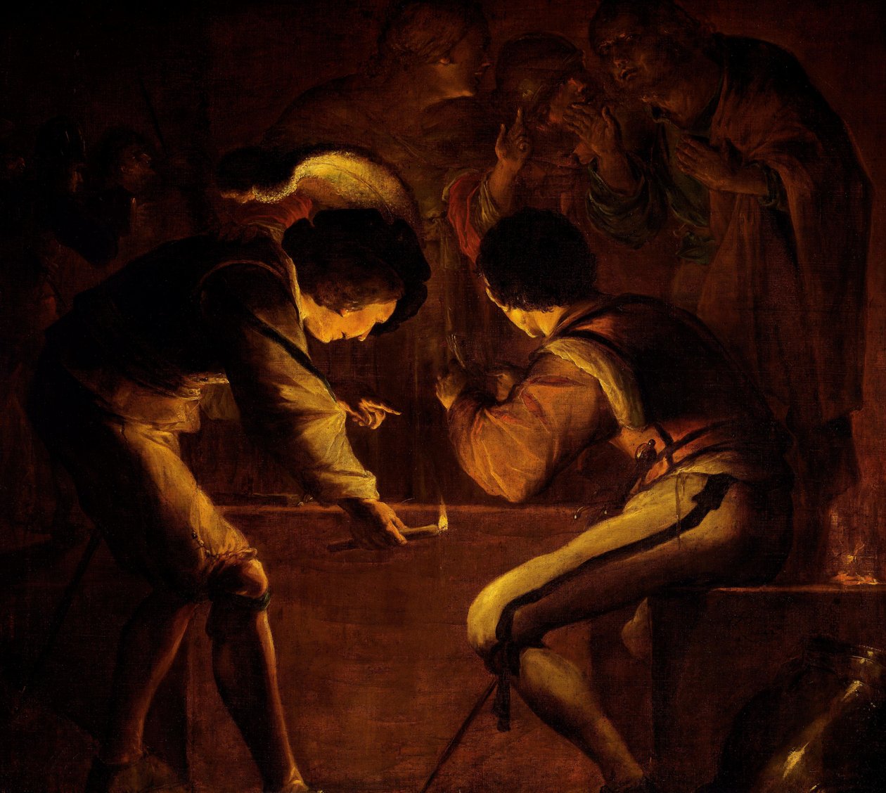 Szent Péter tagadása alkotó: Leonaert Bramer