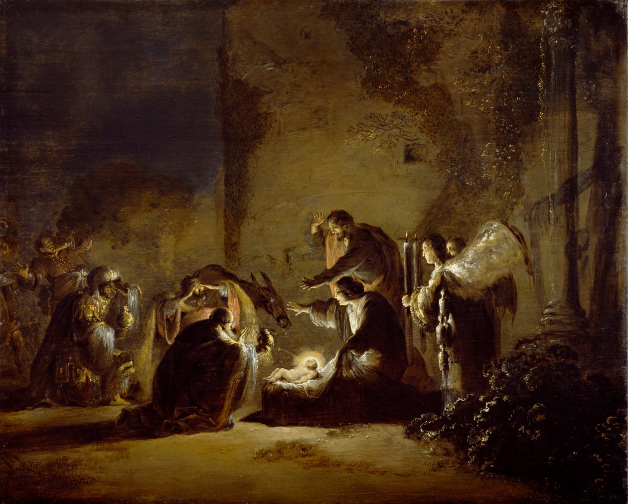 A bölcsek imádása alkotó: Leonaert Bramer