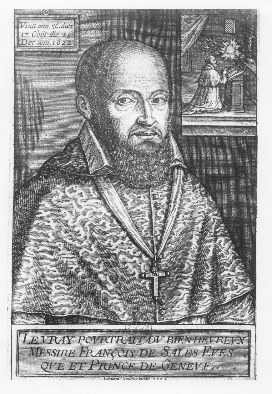 Francis de Sales alkotó: Leonard Gaultier