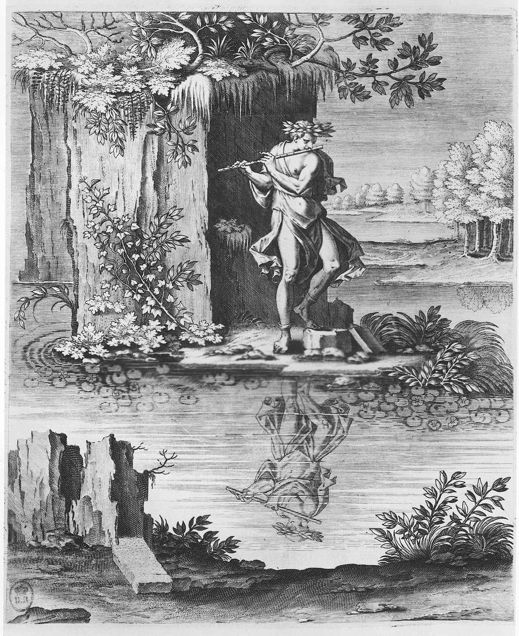 Olympus", Blaise de Vigenère "Les Images ou Tableaux de Platte Peinture des Deux Philostrates Sophistes Grecs" című művének táblája, 1615. alkotó: Leonard Gaultier