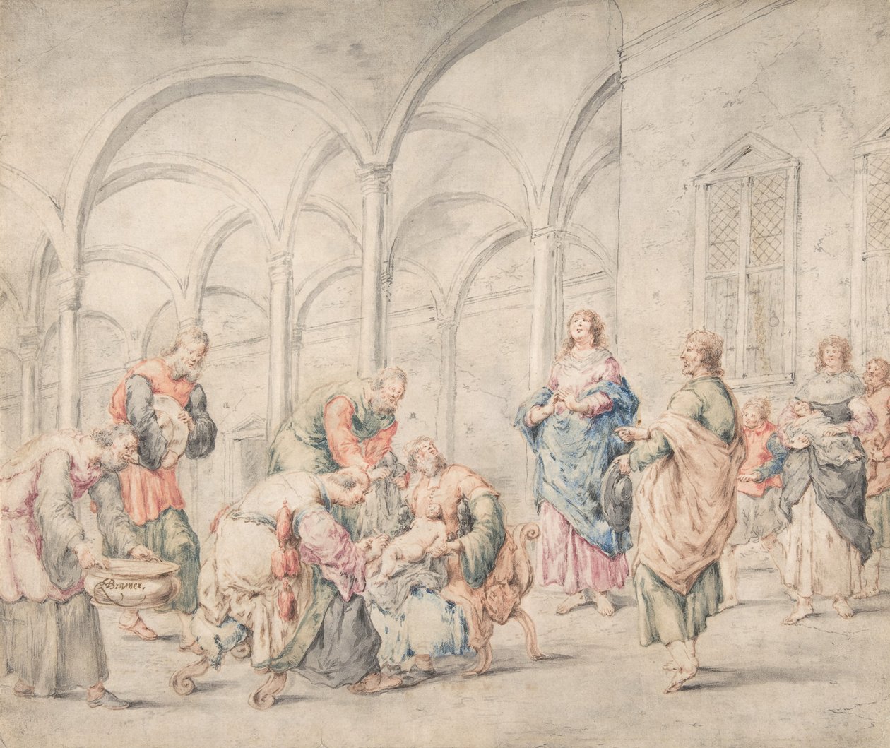 A körülmetélés, 1611-74. alkotó: Leonard Bramer